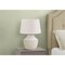 Monarch Specialties Lighting, 20 in.H, Table Lamp, Cream Concrete, Ivory / Cream Shade, Modern I 9729 - alternate 4